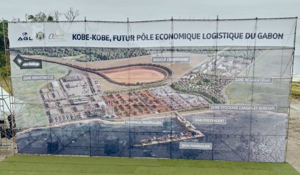 Gabon : lancement les travaux du port géant de Kobe-Kobe pour accompagner l’essor du gisement de fer de Belinga